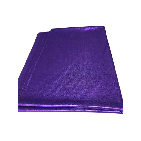 Purple Metallic Fabric For Crafts & Sewing 22" W x 3 yds L - Picture 3 of 6